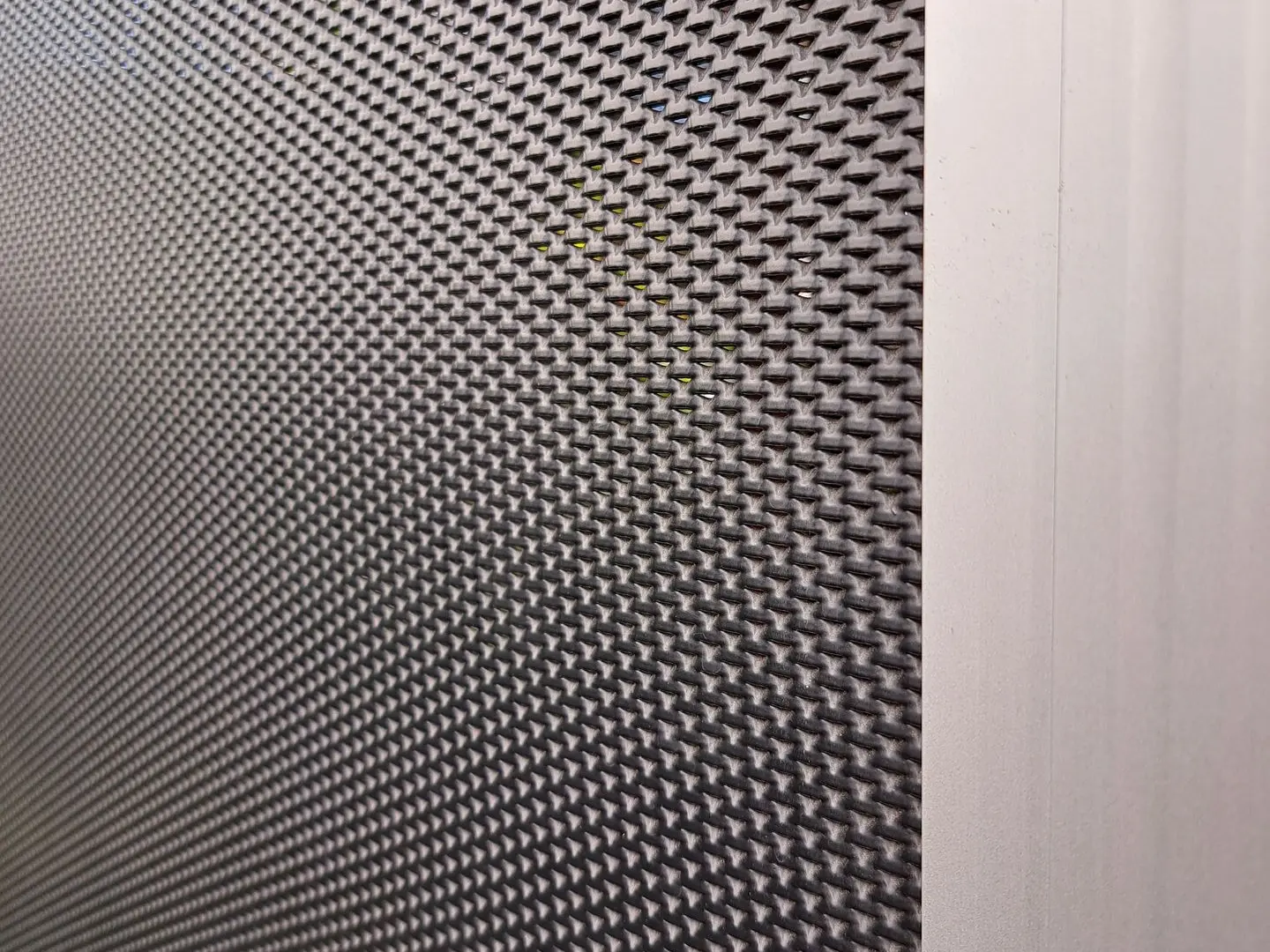 Restricted Vision restricted vision mesh security screen door