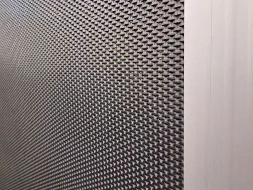 Restricted Vision restricted vision mesh security screen door
